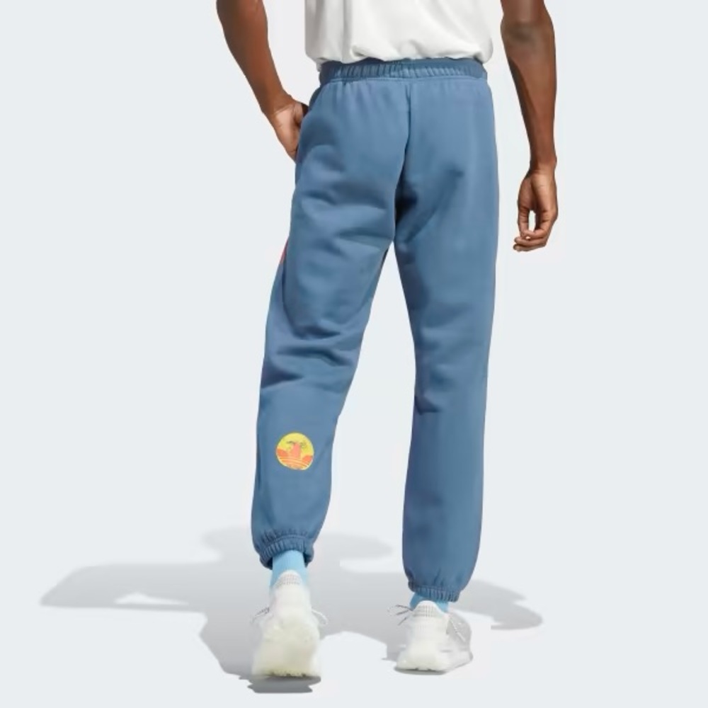 MENS ADIDAS CARTOON GRAPHIC SWEAT PANTS - Picture 7 of 10